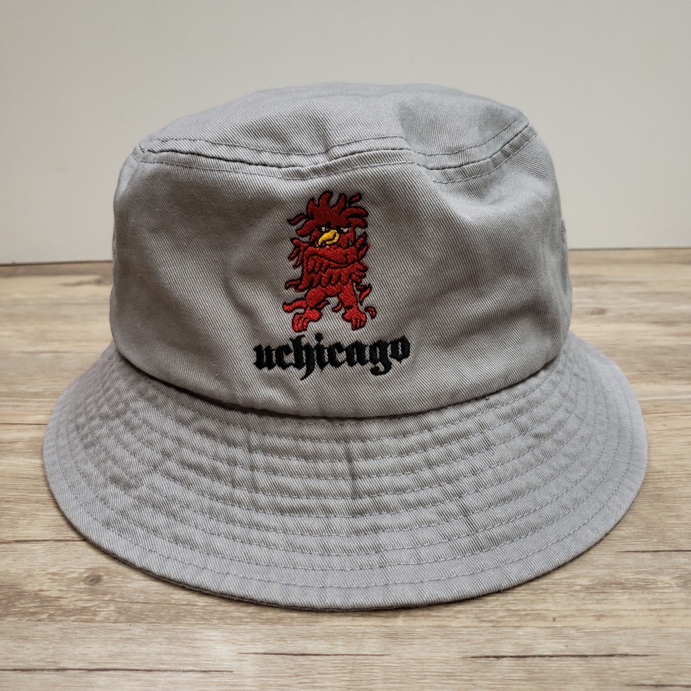 University Of Chicago Maroons Hat Bucket Mens One Size Gray College Sportsman